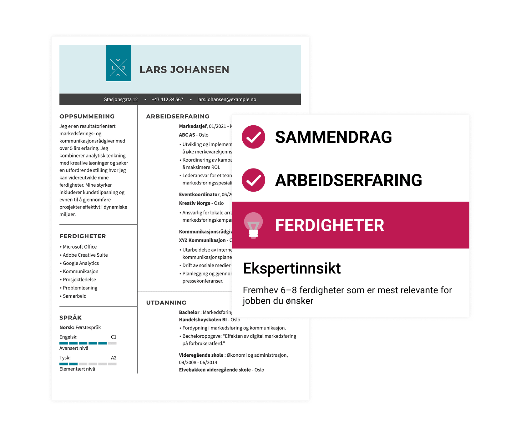 Cover letter builder