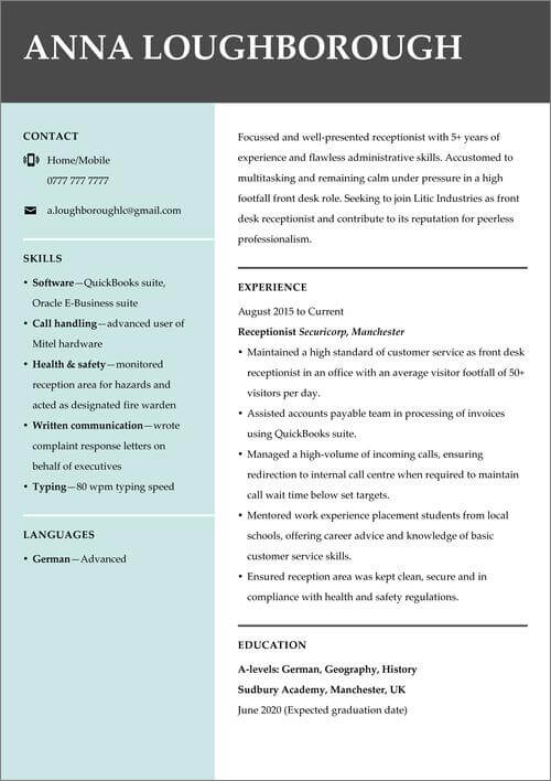 Canva CV