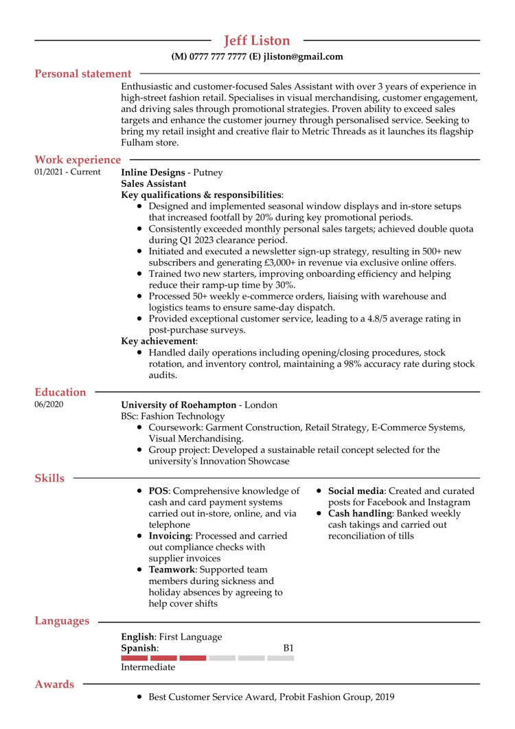 beste CV-maler fra LiveCareer