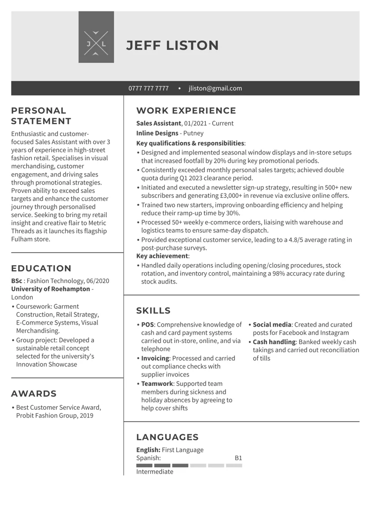 beste CV-maler fra LiveCareer