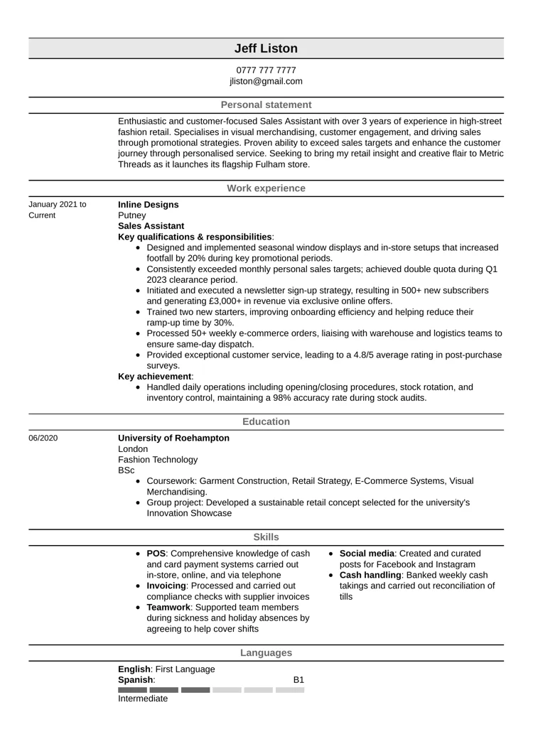 beste CV-maler fra LiveCareer