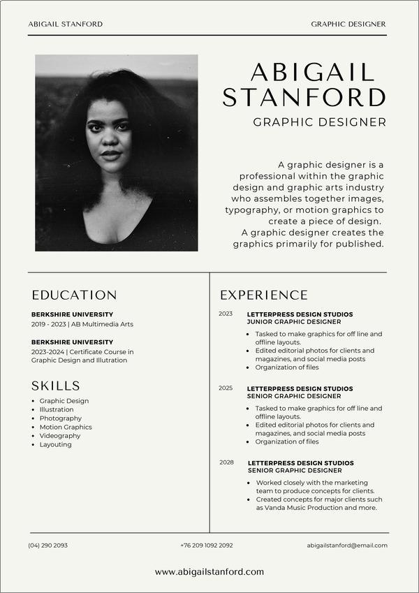 Canva CV