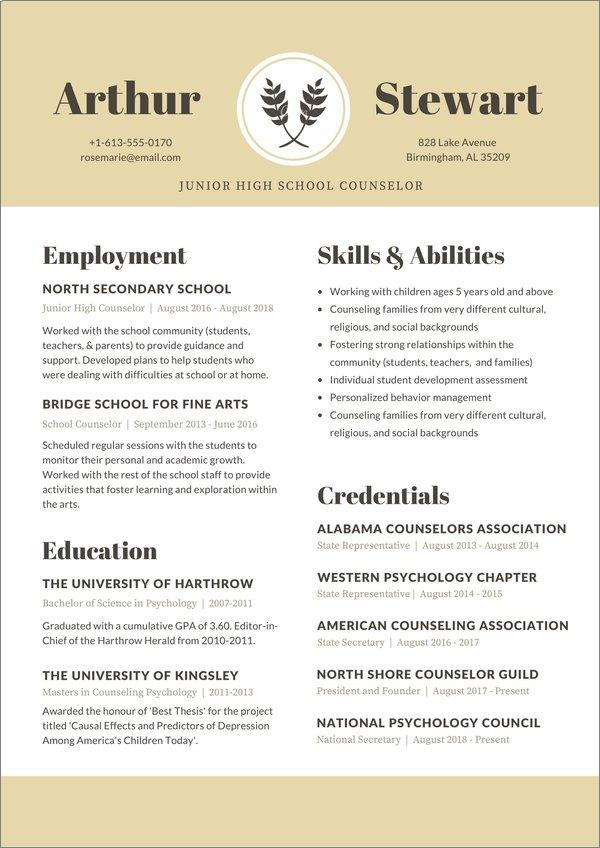 Canva CV