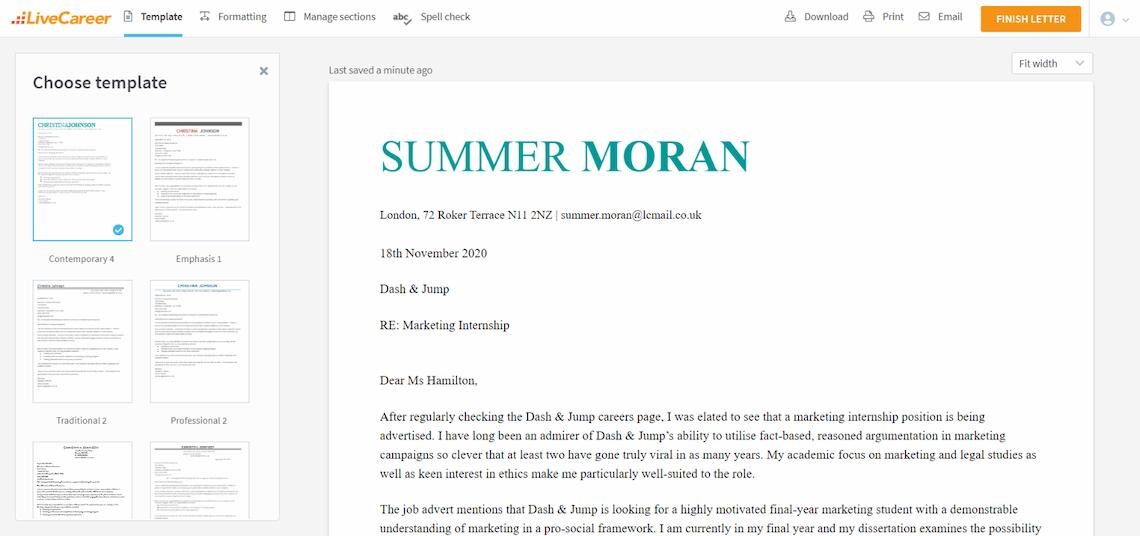 eksempel på søknadsbrev for praksisplass