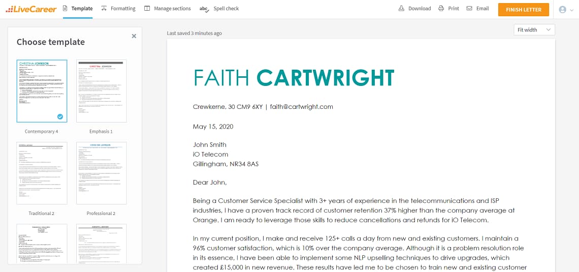 eksempel på følgebrev til kundeservice